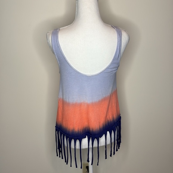 Xhilaration Fringe Hem Ombre Tank Top. Size Small. Festival. Preloved - Picture 3 of 5